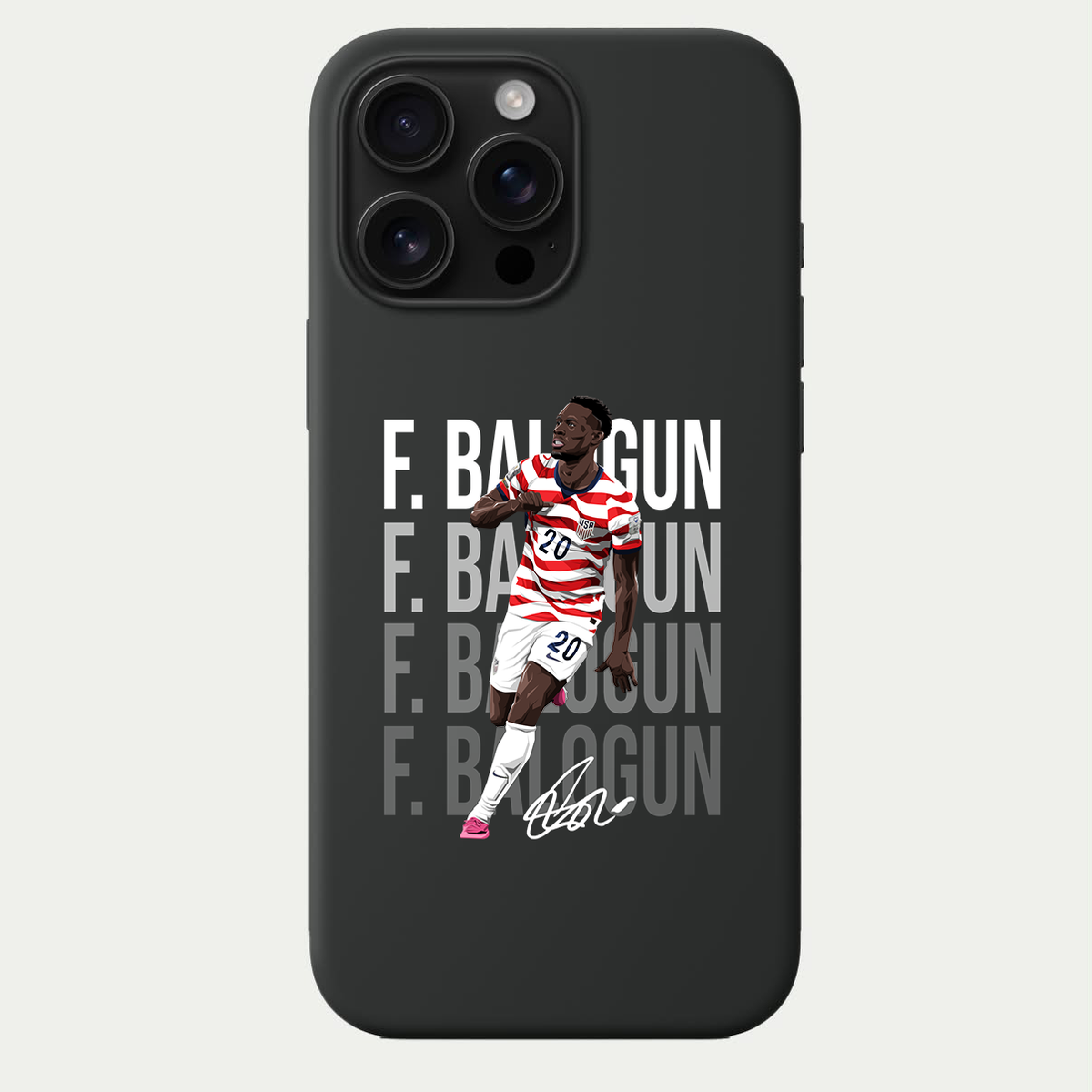 Folarin Balogun USA World Cup 26 Home Phone Case