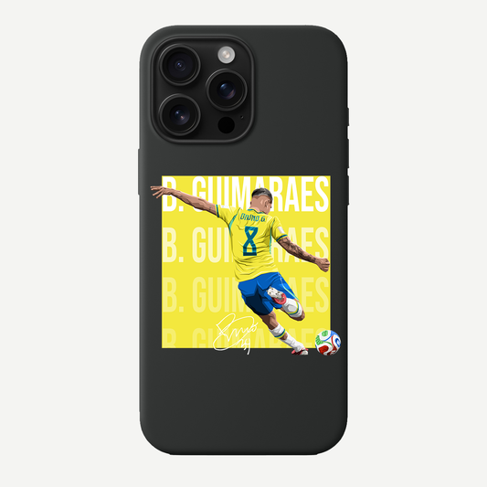 Bruno Guimaraes Brazil World Cup 26 Home Phone Case
