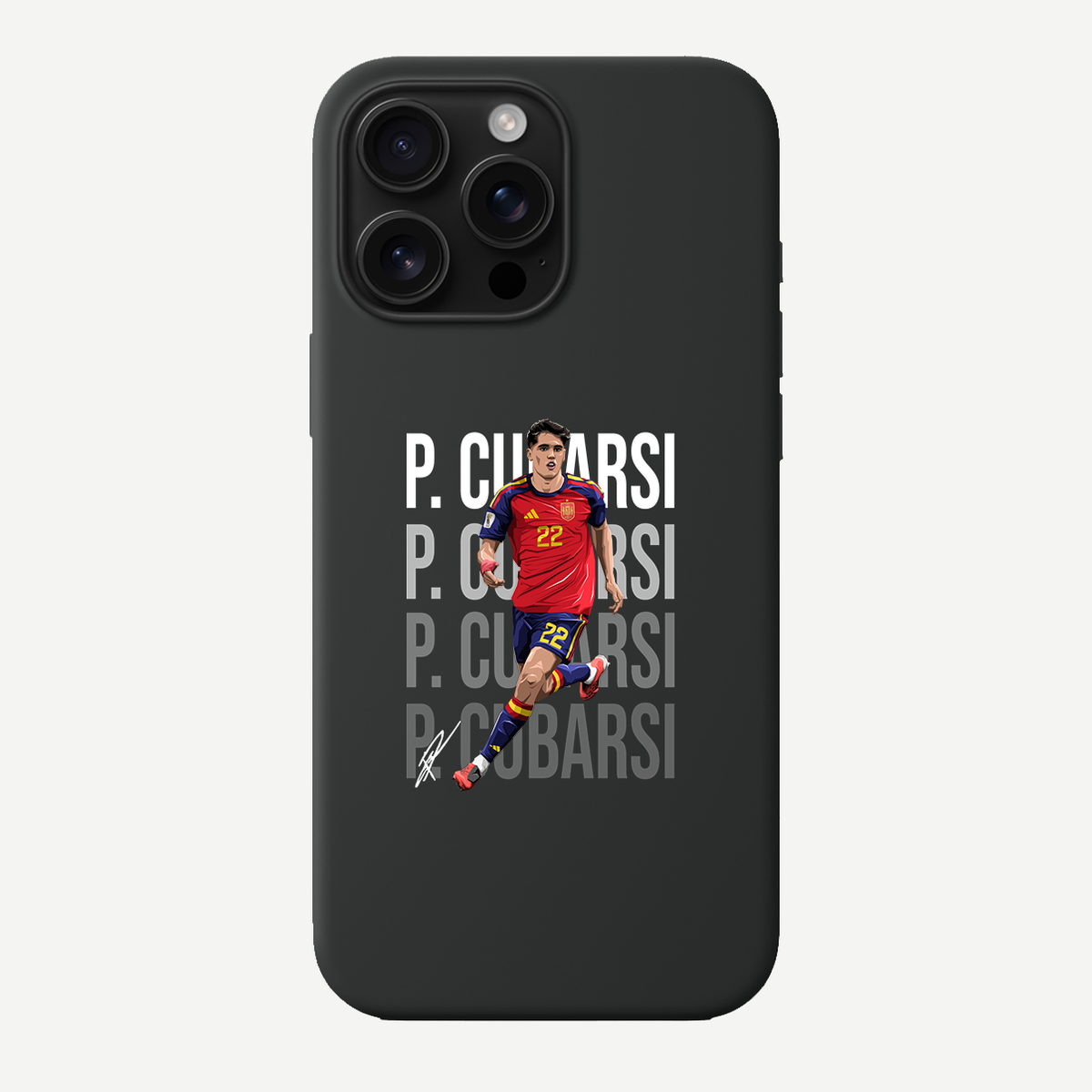 Pau Cubarsi Spain World Cup 26 Home Phone Case
