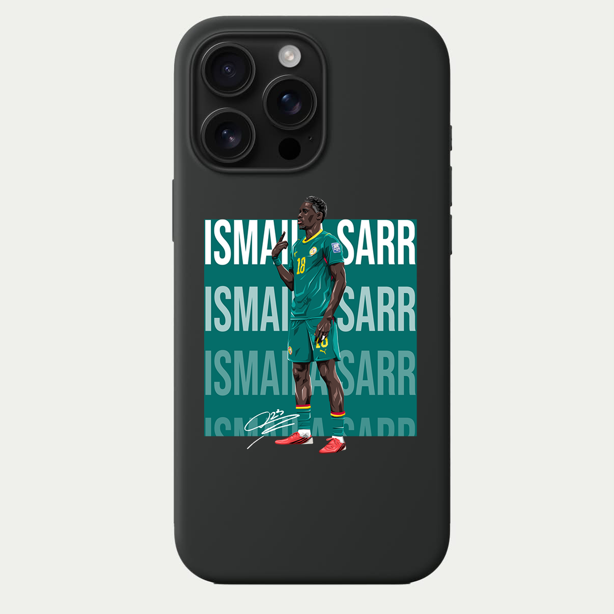 Ismaila Sarr Senegal World Cup 26 Away Phone Case