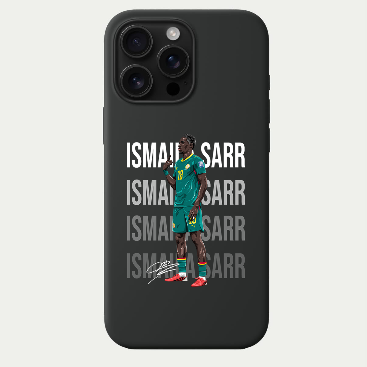 Ismaila Sarr Senegal World Cup 26 Away Phone Case