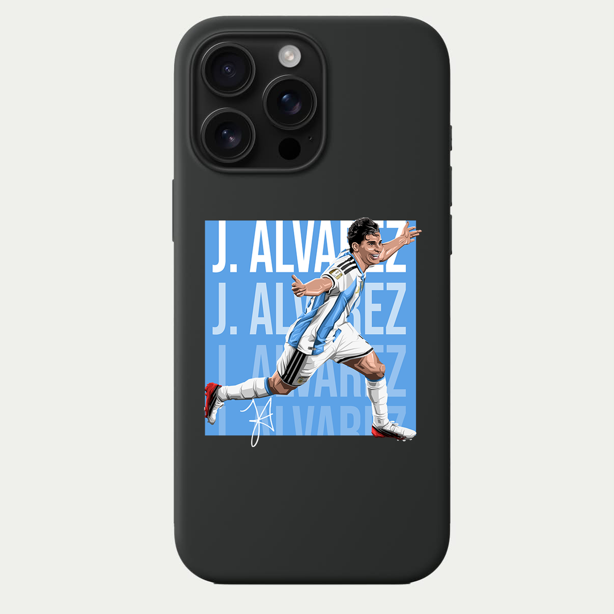 Julian Alvarez Argentina World Cup 26 Home Phone Case