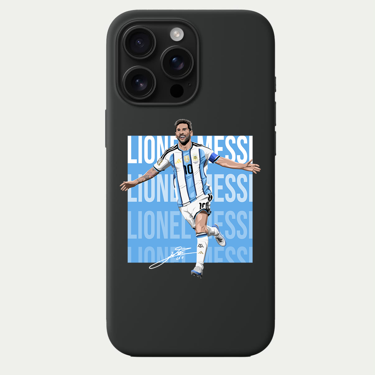 Lionel Messi Argentina World Cup 26 Home Case