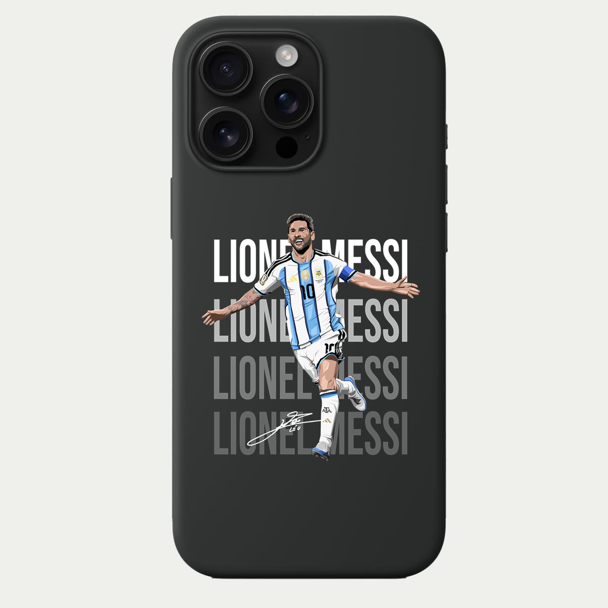 Lionel Messi Argentina World Cup 26 Home Case