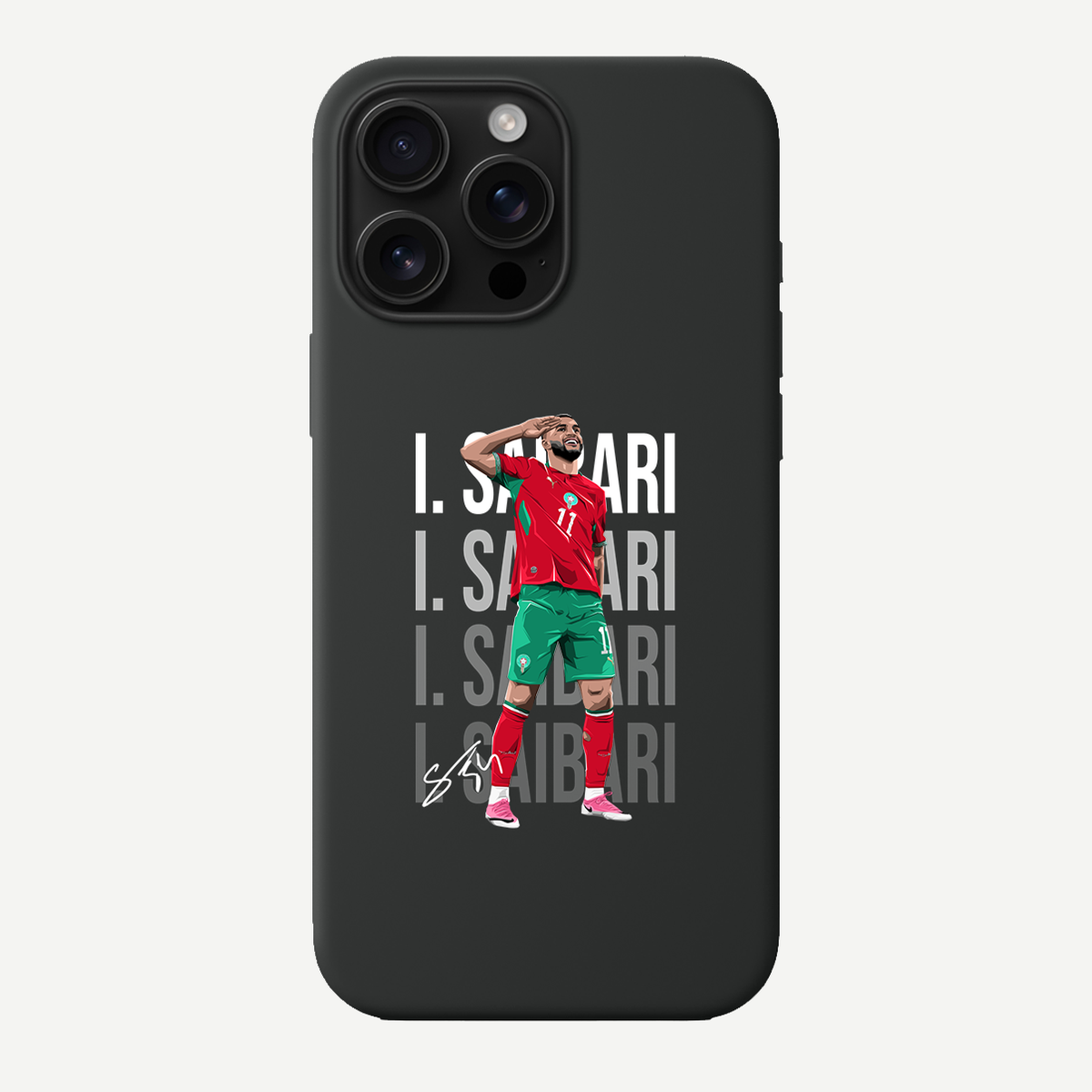 Ismael Saibari Morocco World Cup 26 Home Phone Case